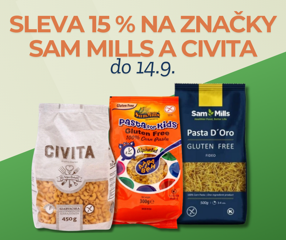 Sleva až 15 % na značky Sam Mills a Civita